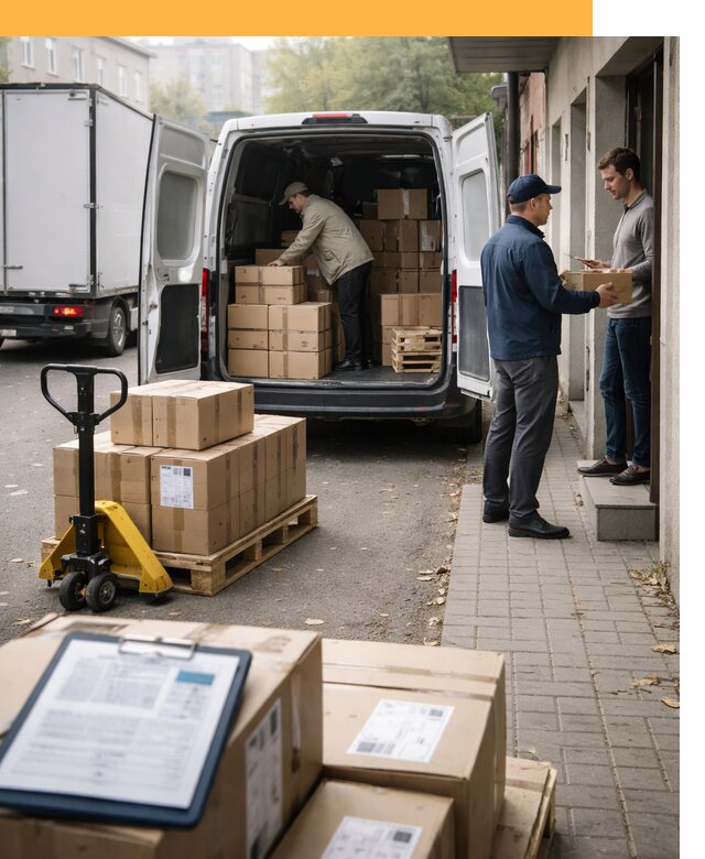 Доставка грузов от двери до двери с таможней от 45702 руб.