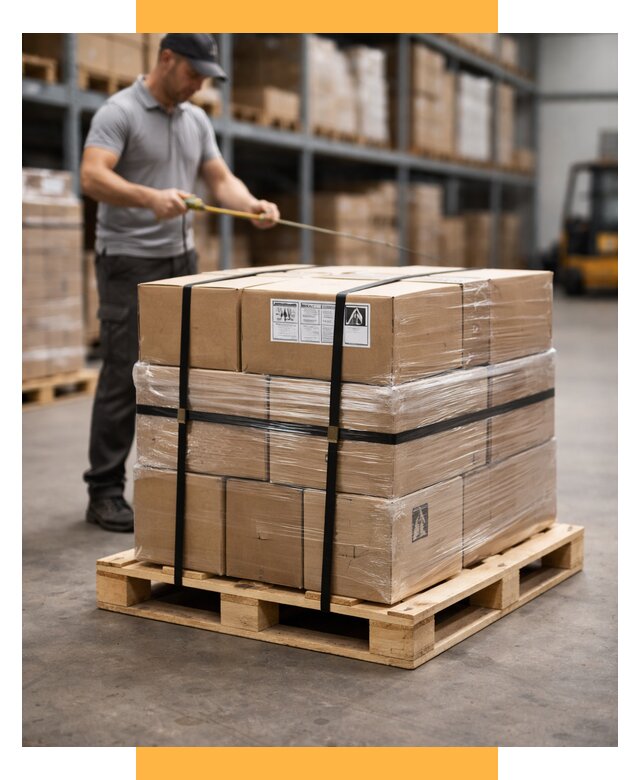 Упаковка и паллетирование грузов от 3555 р. | СетСервис-Чрш