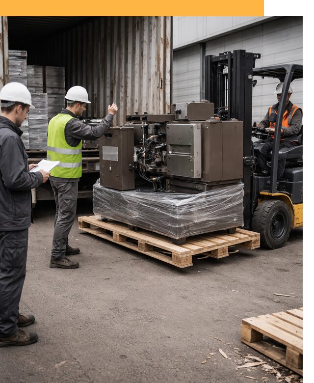 Доставка промышленного оборудования из Европы от 45702