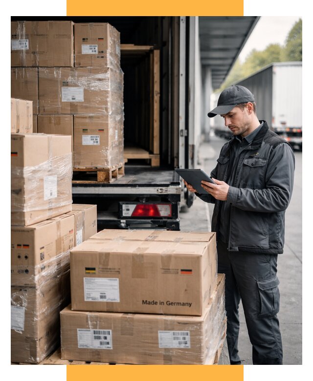 Доставка грузов из Германии от 45702 р. быстро - СетСервис-Чрш