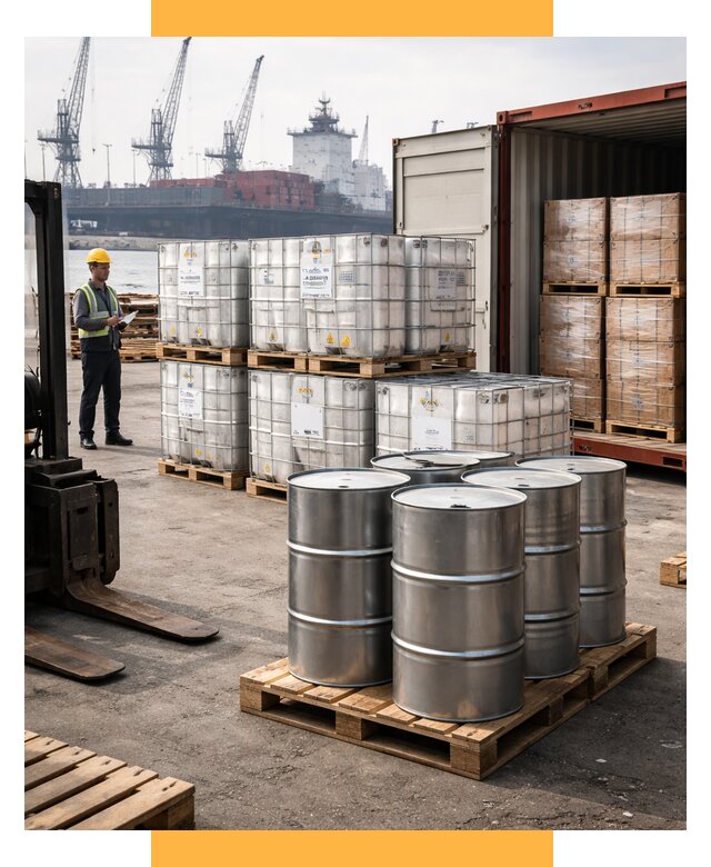 Доставка химического сырья из Индии от 253900 р. | СетСервис-Чрш