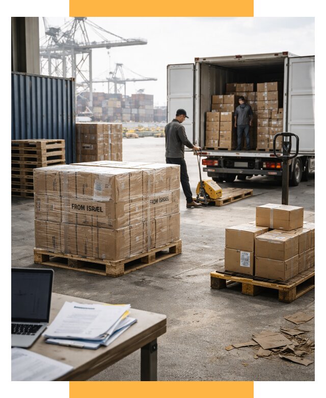 Доставка грузов из Израиля от 15234 р., логистика от СетСервис-Чрш