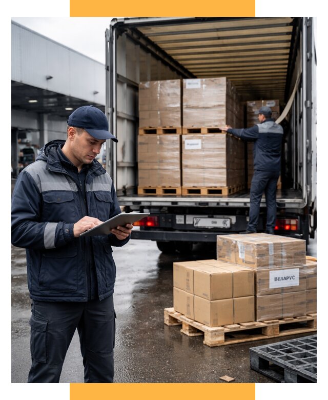 Доставка грузов из Беларуси от 15234 р. логистика СетСервис-Чрш