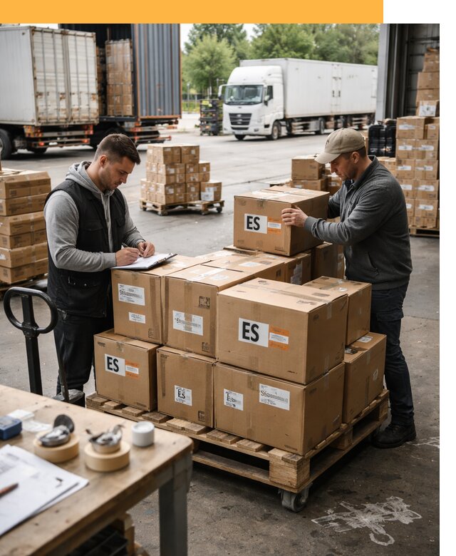 Доставка грузов в Испанию автотранспортом от 35546 руб