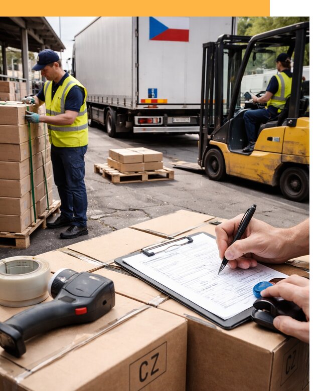 Доставка грузов в Чехию от 35546 руб, международные перевозки