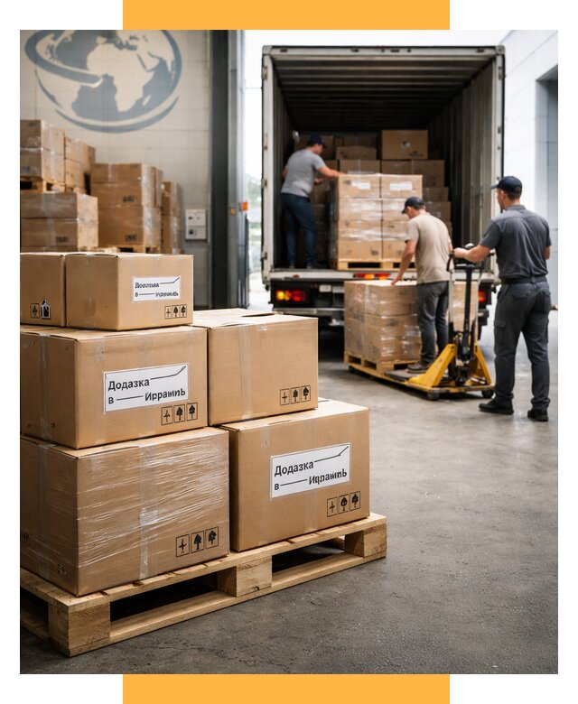 Доставка грузов в Израиль и экспорт от 45702 р. СетСервис-Чрш