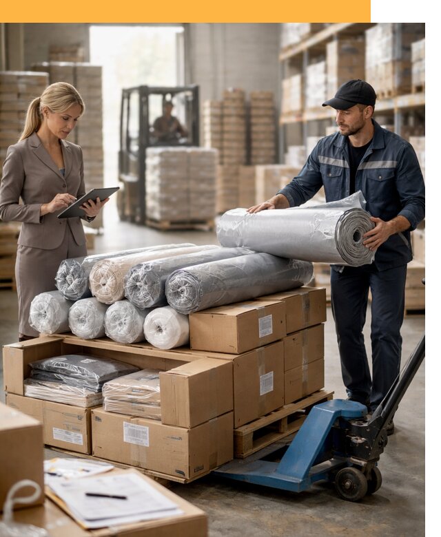 Перевозка текстиля по миру от 15234 руб. с таможней и страхованием