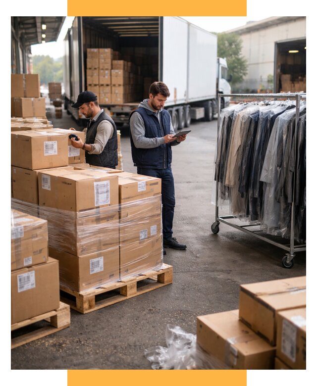 Перевозка и доставка одежды из Китая от 7617 р., СетСервис-Чрш