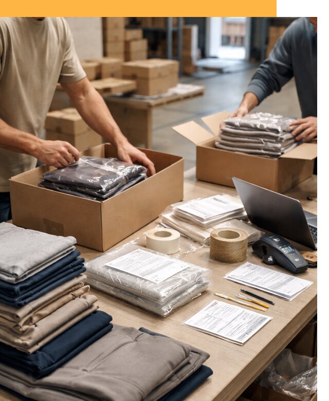 Перевозка одежды по миру от 7617 руб. с таможенным оформлением