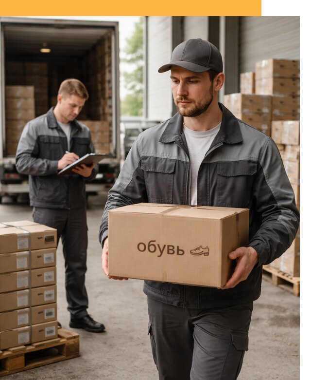Международная перевозка обуви с таможенным оформлением от 4570