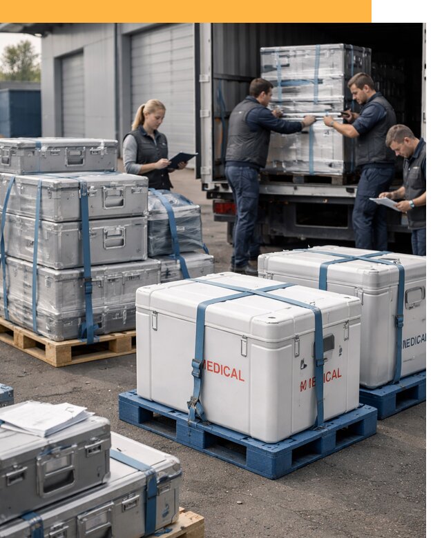 Перевозка медицинского оборудования по всему миру от 15234 руб
