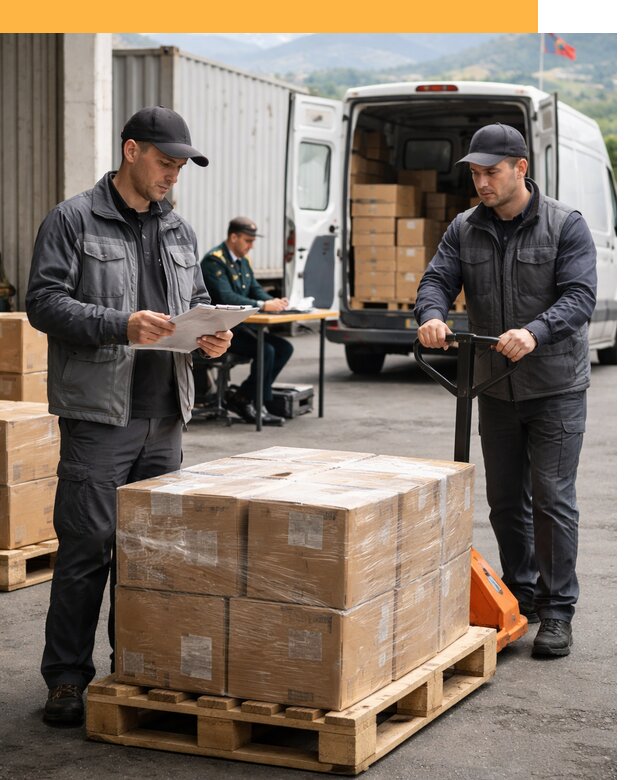 Доставка грузов через Армению, быстрая таможенная очистка от 25390