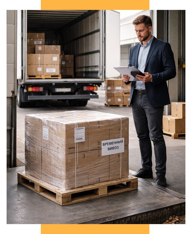Временный вывоз товаров под ключ от 8125 р. | СетСервис-Чрш