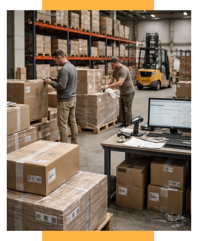 Склад консолидации в Европе от 6601 р., услуги СетСервис-Чрш